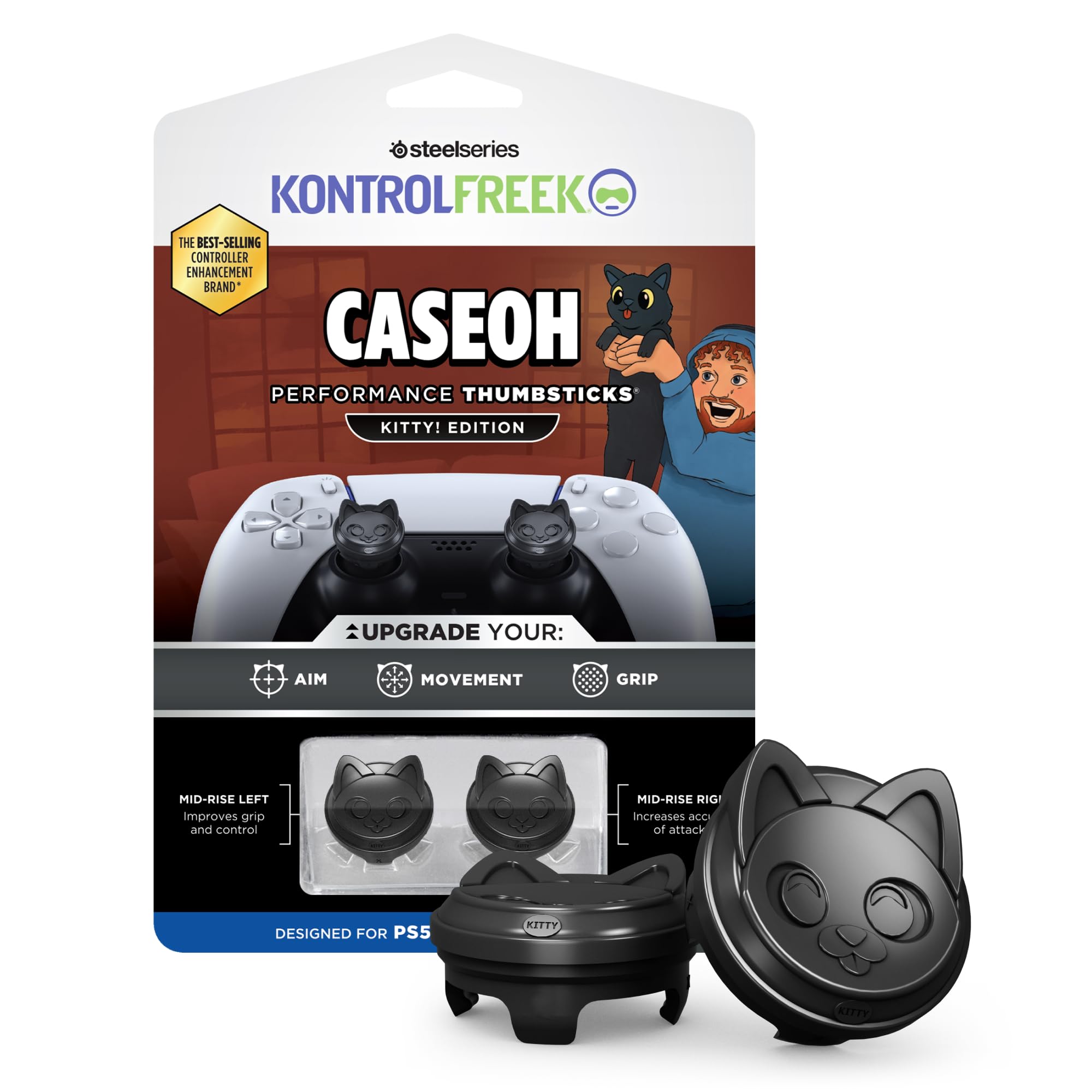 Amazon.co.jp: KontrolFreek CaseOh Performance Thumbsticks – キティ